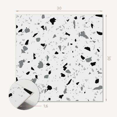 Carreaux de vinyle auto-adhésifs Motifs de pierre abstraits