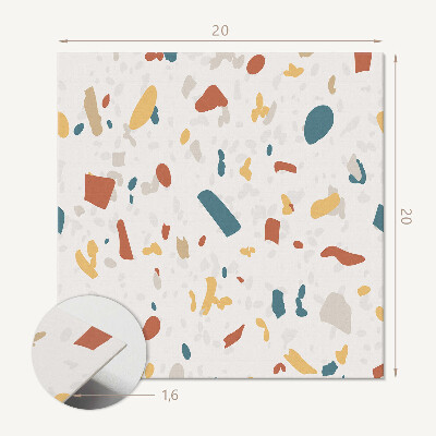 Carreaux vinyle Motif géométrique avec des formes artistiques