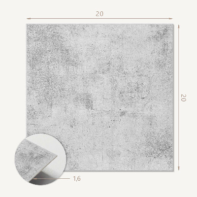 Carreaux vinyle Motif en béton brut