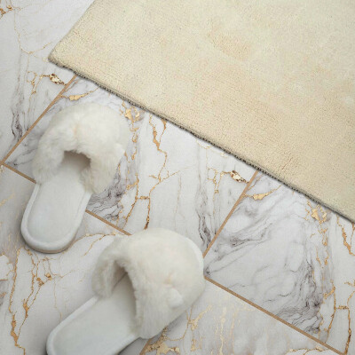 Carreaux vinyle Marbre élégant aux veines délicates