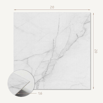 Carreaux de vinyle auto-adhésifs Design en marbre exquis