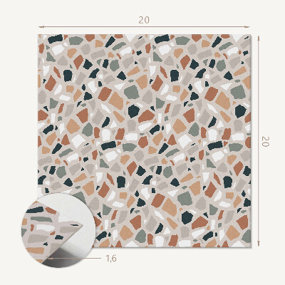 Carreaux de vinyle auto-adhésifs Motif de style pierre