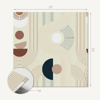 Carreaux vinyle Formes et lignes créatives