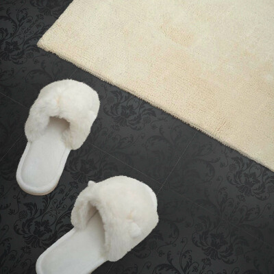 Carreaux de vinyle auto-adhésifs Un motif floral exquis