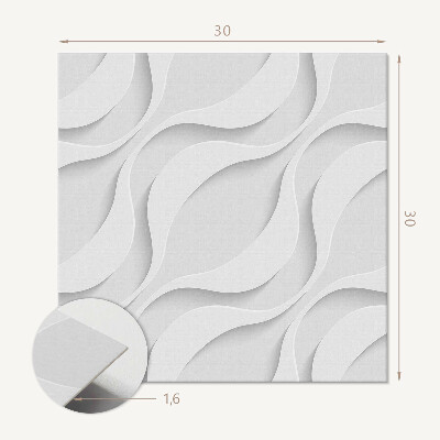 Carreaux pvc Ondes dans une composition fluide