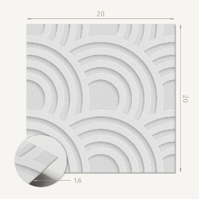 Carreaux vinyle Motifs courbes