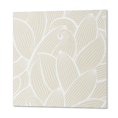 Carreaux pvc Feuilles ondulées florales