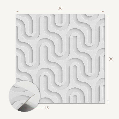 Carreaux vinyle Ondes 3D