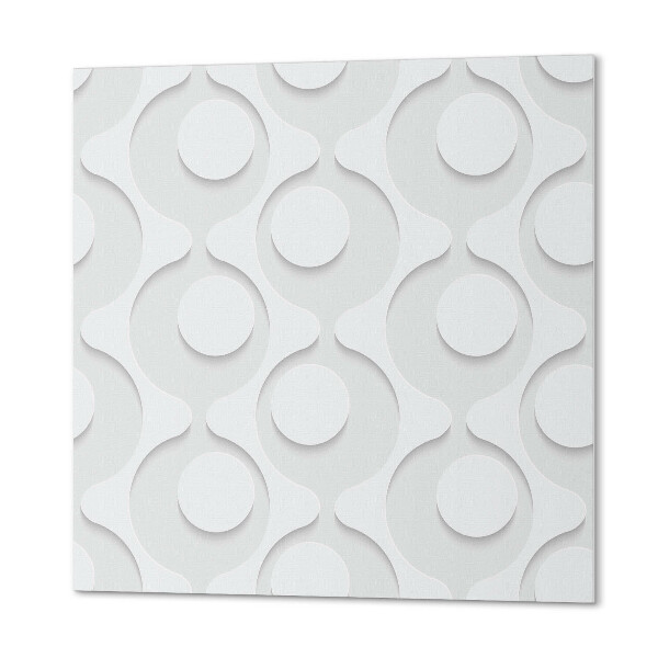 Carreaux vinyle Motif avec des cercles dans une forme abstraite