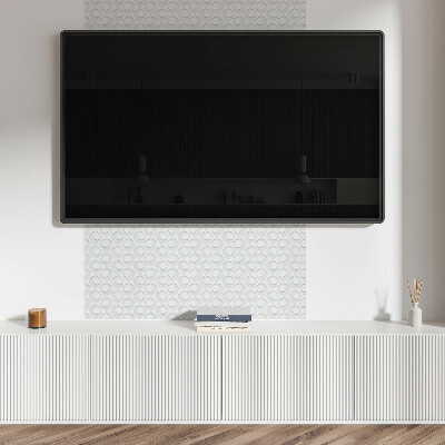 Carreaux vinyle Motif avec des cercles dans une forme abstraite