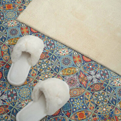 Carreaux pvc Motifs de mosaïque symétriques