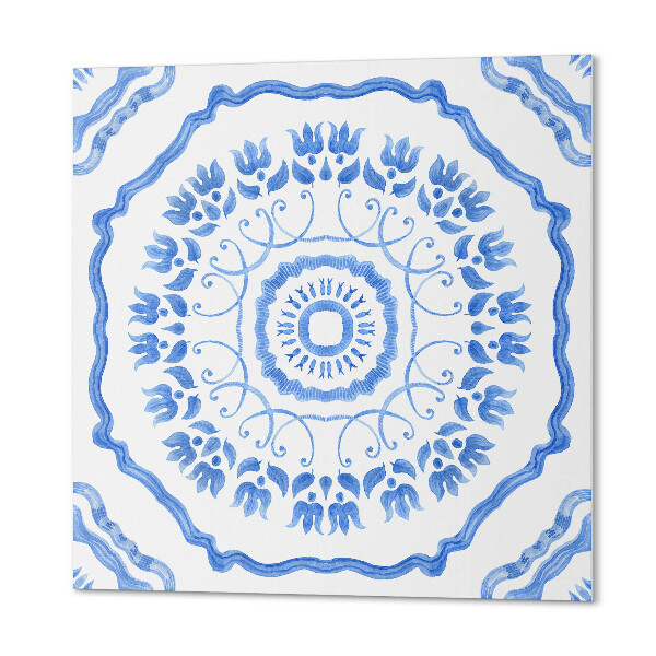 Carreaux pvc Motif floral rond