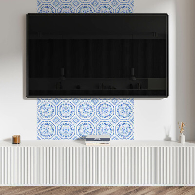 Carreaux pvc Motif floral rond