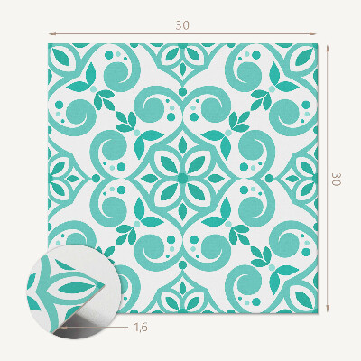 Carreaux pvc Design élégant avec des plantes