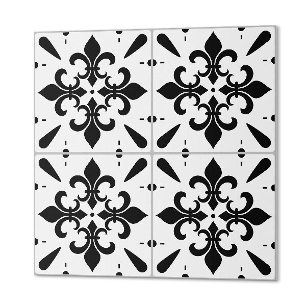 Carreaux vinyle Motifs floraux sur un fond délicat