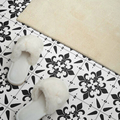 Carreaux vinyle Motifs floraux sur un fond délicat