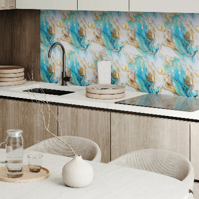 Carreaux pvc Motif abstrait de vagues et de taches