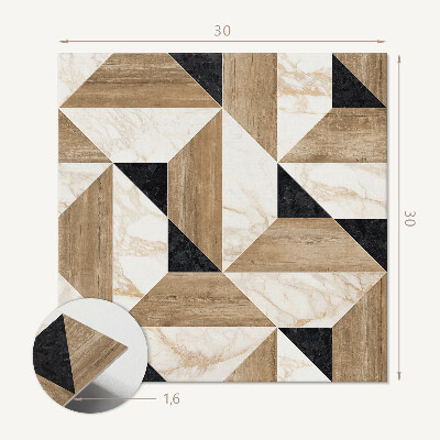 Carreaux pvc Motif géométrique sur les carreaux