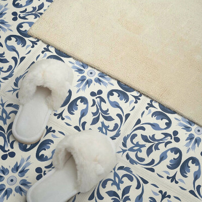 Carreaux vinyle Motif floral sur les carreaux