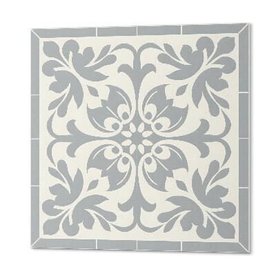 Carreaux pvc Motif floral sur carrelage