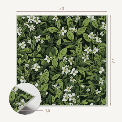 Carreaux vinyle Motif floral avec des fleurs