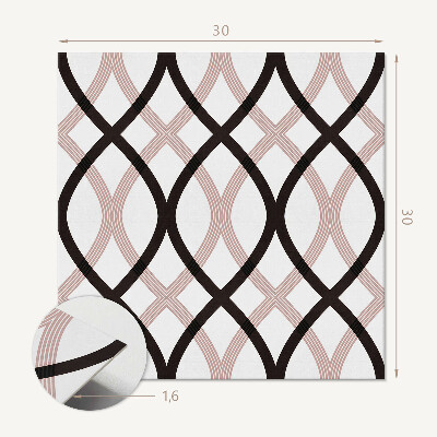 Carreaux pvc Des vagues dans un style moderne