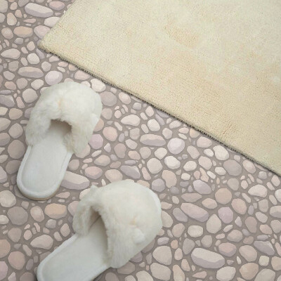 Carreaux vinyle Conception en pierre authentique