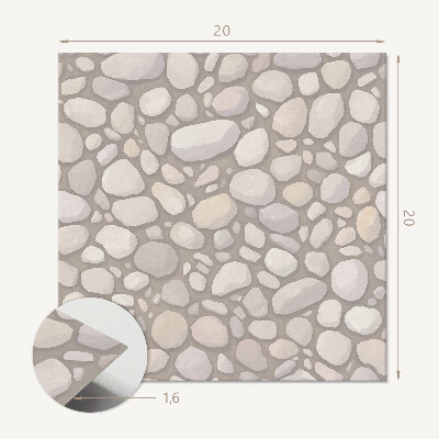 Carreaux vinyle Conception en pierre authentique