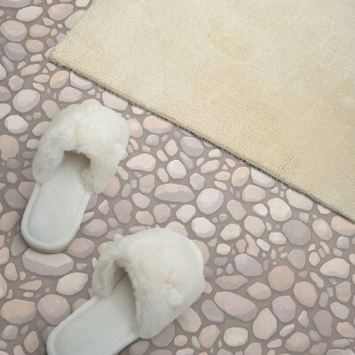 Carreaux vinyle Conception en pierre authentique