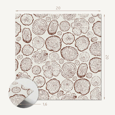 Carreaux pvc Les tissages forestiers