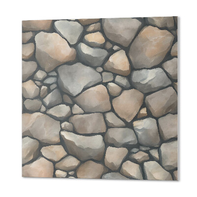 Carreaux de vinyle auto-adhésifs Modèle de structures rocheuses