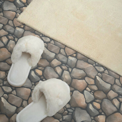 Carreaux de vinyle auto-adhésifs Modèle de structures rocheuses