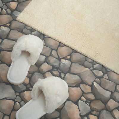 Carreaux de vinyle auto-adhésifs Modèle de structures rocheuses