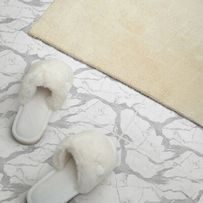 Carreaux vinyle Motif de marbre élégant avec des veines subtiles