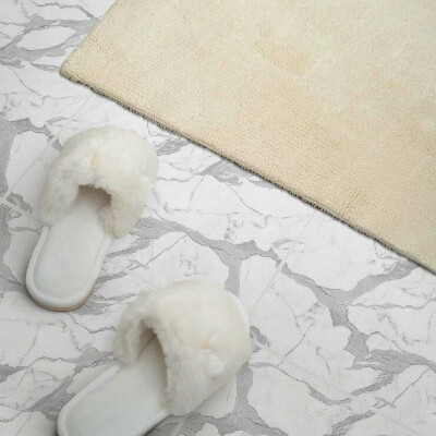 Carreaux vinyle Motif de marbre élégant avec des veines subtiles