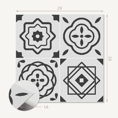 Carreaux vinyle Motifs géométriques carrés