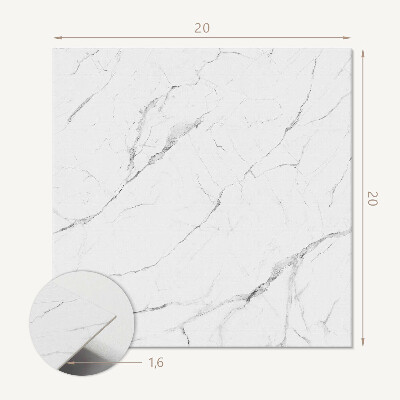 Carreaux vinyle Une composition en marbre aux veines subtiles