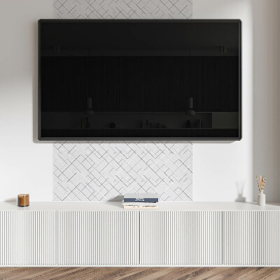 Carreaux de vinyle auto-adhésifs Lignes de style abstrait