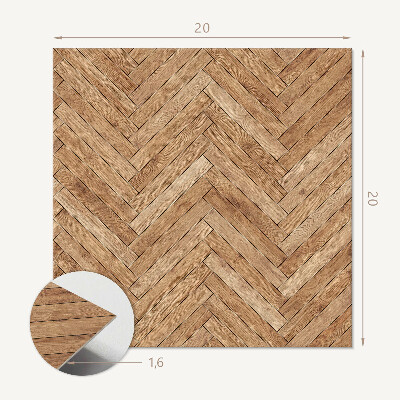 Carreaux vinyle Motif géométrique à chevrons