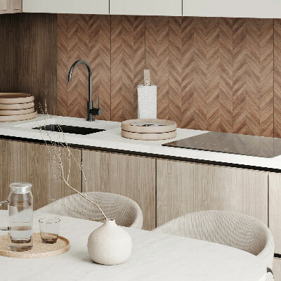 Carreaux de vinyle auto-adhésifs Motif graphique à chevrons