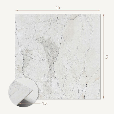Carreaux pvc Motif en marbre véritable