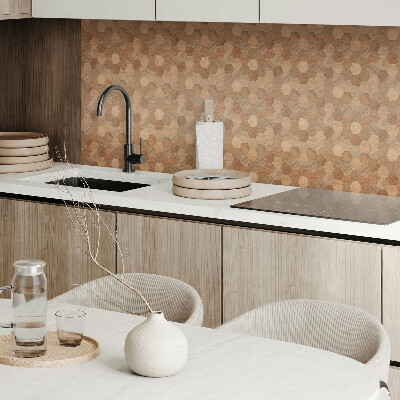 Carreaux vinyle Motif de tuile hexagonale