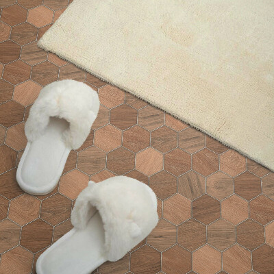 Carreaux vinyle Motif de tuile hexagonale