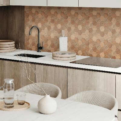 Carreaux vinyle Motif de tuile hexagonale