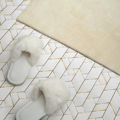 Carreaux de vinyle auto-adhésifs Un motif de ligne géométrique moderne