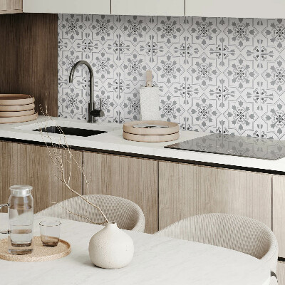 Carreaux pvc Un motif floral plein de couleurs et de formes