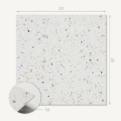 Carreaux pvc Motif de pierre avec des particules subtiles