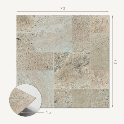 Carreaux pvc Mosaïque de pierre dans le style