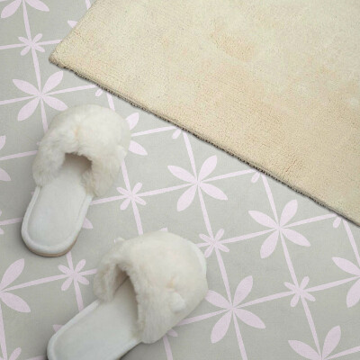 Carreaux vinyle Maille florale avec fleurs