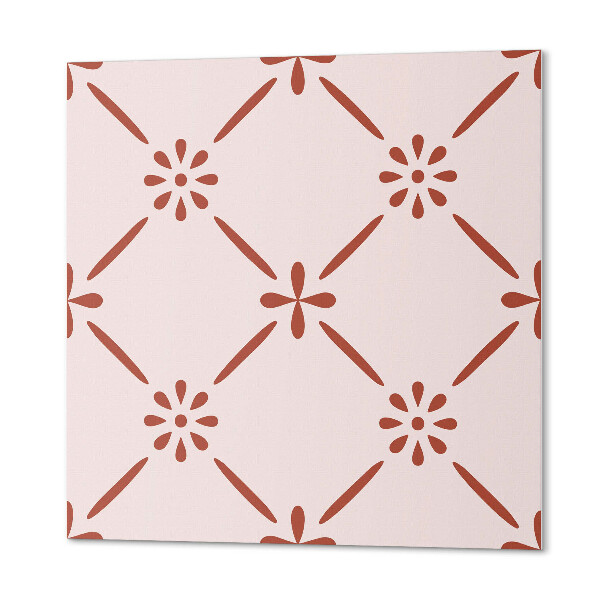 Carreaux de vinyle auto-adhésifs Motif floral moderne